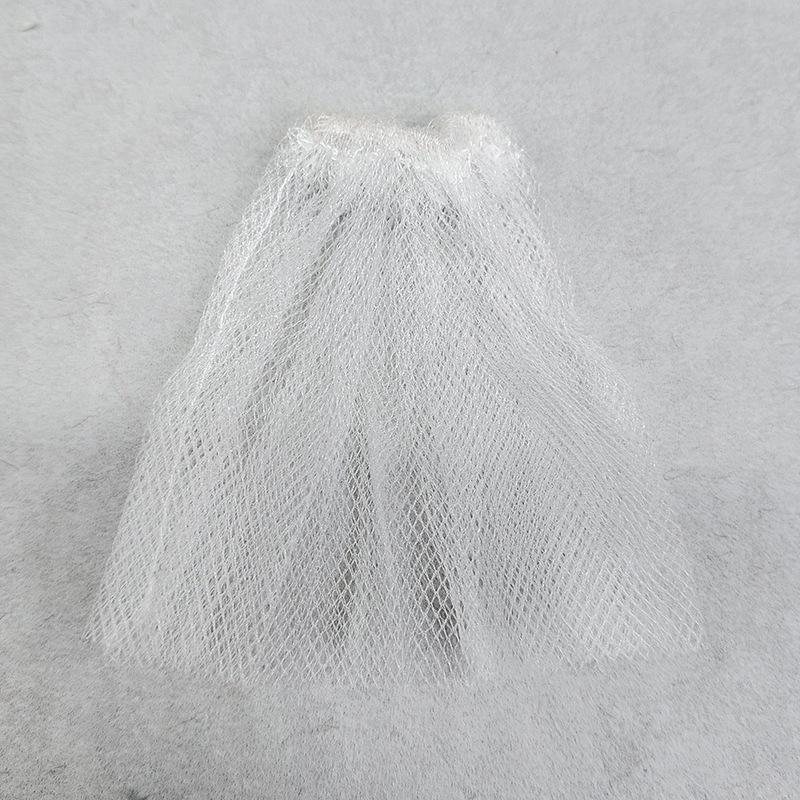 Multicolored Mini Mesh Skirt for 29cm Dolls - Babi Wedding Dress, Short Dress-Up Skirt for Toy Girls