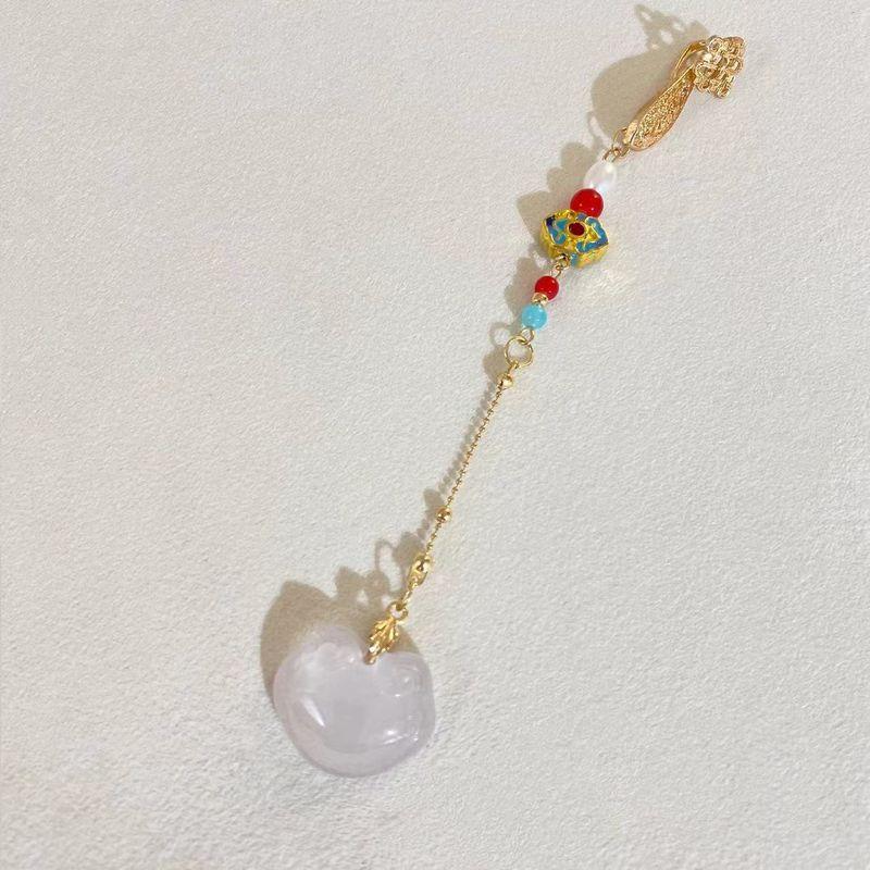 Chinese Fad Cheongsam Lappet Pendant New Chinese Original Retro Style Corsage Ornaments Han Dynasty Tassel Brooch Ornament Accessories