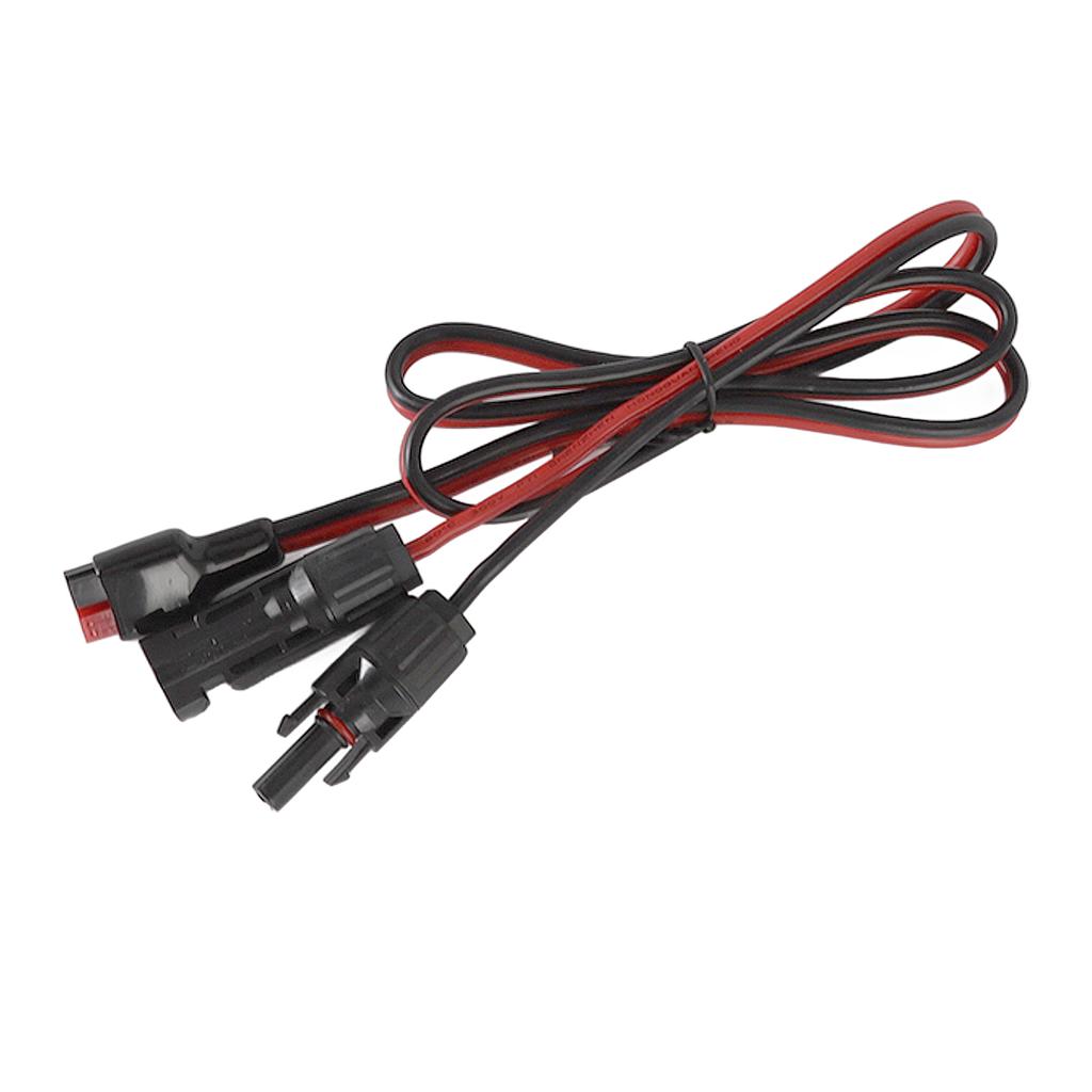 Solar auf 30A Kupfer Mobiler Energiespeicher Batterie Adapterkabel Ladeanschlusskabel für Anderson 30A 12AWG 1,0m