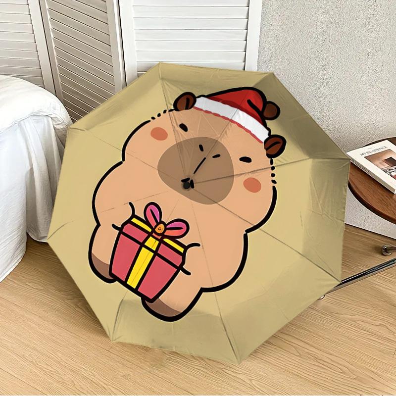 1pc Capybara Gift Automatic Open/Close Umbrella, Formal Events - Ideal Gift for Family or Friends, Outdoor Accessory Yy251211113