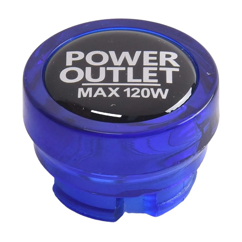 Dust Plug Power Outlet Effective Protection Features High Universality Fitment Note Vehicle Accessories Button Cap Red