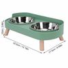 Multi Color Frame Cat Feeding Bowl Adjustable Height Dog Food Water Bowl  Cat Daily Eating