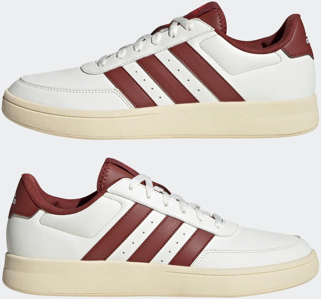 Кроссовки Adidas Breaknet 2.0 core white/preloved ruby/pure ruby