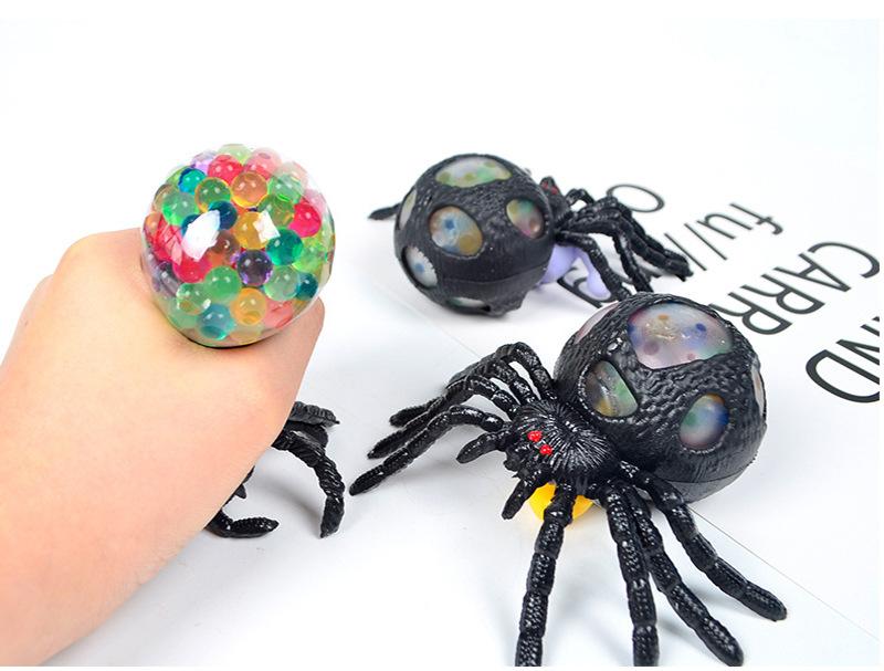 Halloween Spider Creative Trick Vent Spider Simulation Spider Vent Decompression Ball Toy