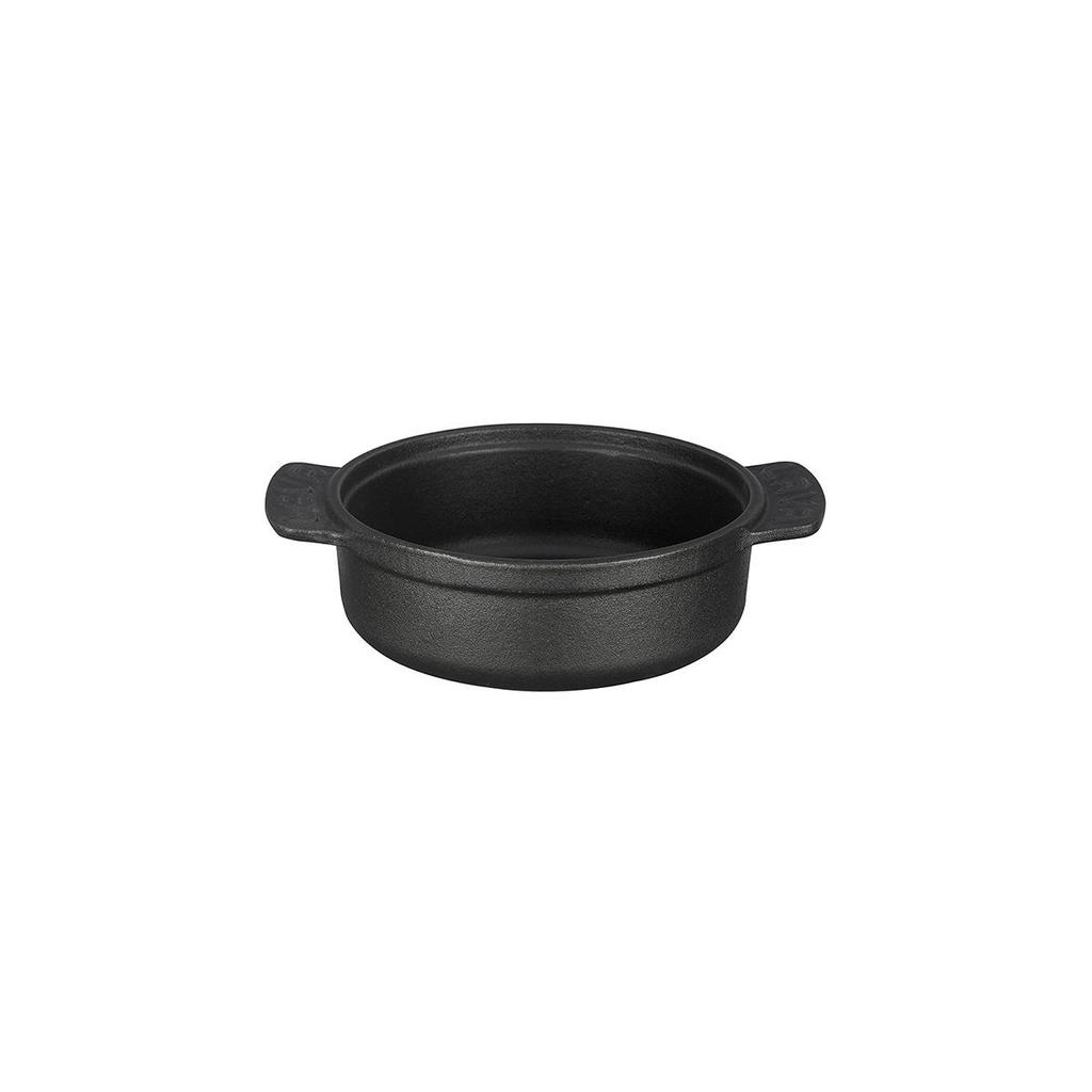 Lava Cast Iron Round Hot Pot. Dual Handle, Dia. Ø 11cm.
