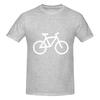 White Bike Bicycle Tshirt Japanese Fresh Tshirt Fitness Leisure Travel Musthave Short Sleeve