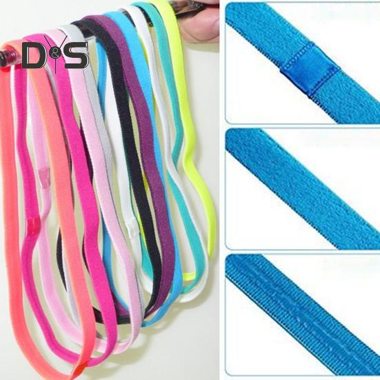 Muži Ženy Čelenka na jógu Candy Color Prodyšná Elastická sponka do vlasů Nastavitelná délka Elastická běžecká sportovní čelenka