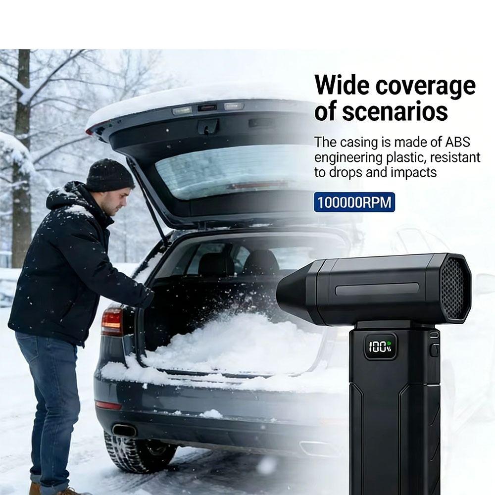 Adjustable Speed Mini Dust Snow Blower 5-Gear Settings Portable Dust Cleaner  Computer Cleaning