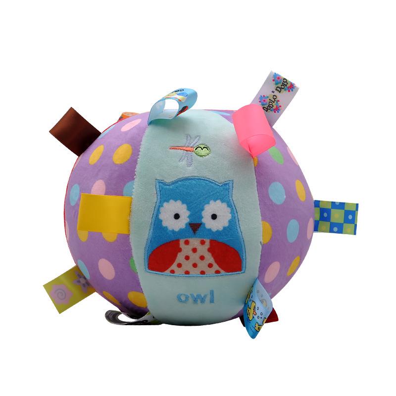 Infant Hand and Foot Training Ball: Textured Rattle with Color Beads, CPC CE Certified.