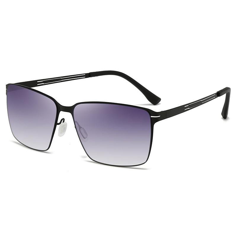 New Sunglasses Fashionable Metal Ultra Light Men Square Driver Driving Sunglasses 5138