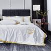 Four-Piece Washable Silk and Tencel Cooling Summer Quilt Set