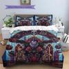 Death Note Pattern Bedding Quilt Set Quilt Cover Pillowcase Home Decoration Birthday Gift (1 * duvet cover + 2 * pillowcase, without core)