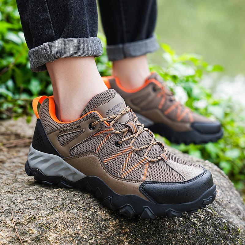 Herren Wanderschuhe Kostenloser Versand Outdoor-Sportarten Lässig Low Top Sportschuhe für Camping und Bergsteigen Sneaker für Herren