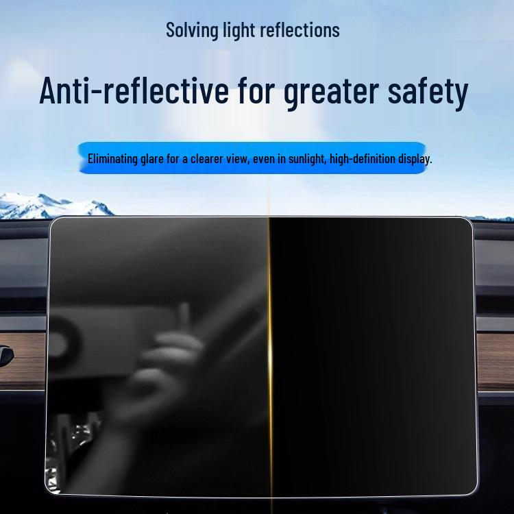 YU7 Navigation Screen Protector: Tempered Glass for Central Control, Car Interior Mod Accessories.