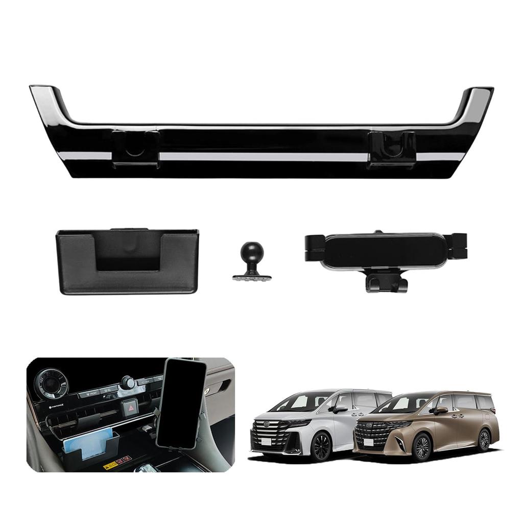 Smart Labo Certified Mechanic Supervised Invoice Center Console for Alphard 40 40 Series with Smartphone Card Holder Company Reliable Air Vent