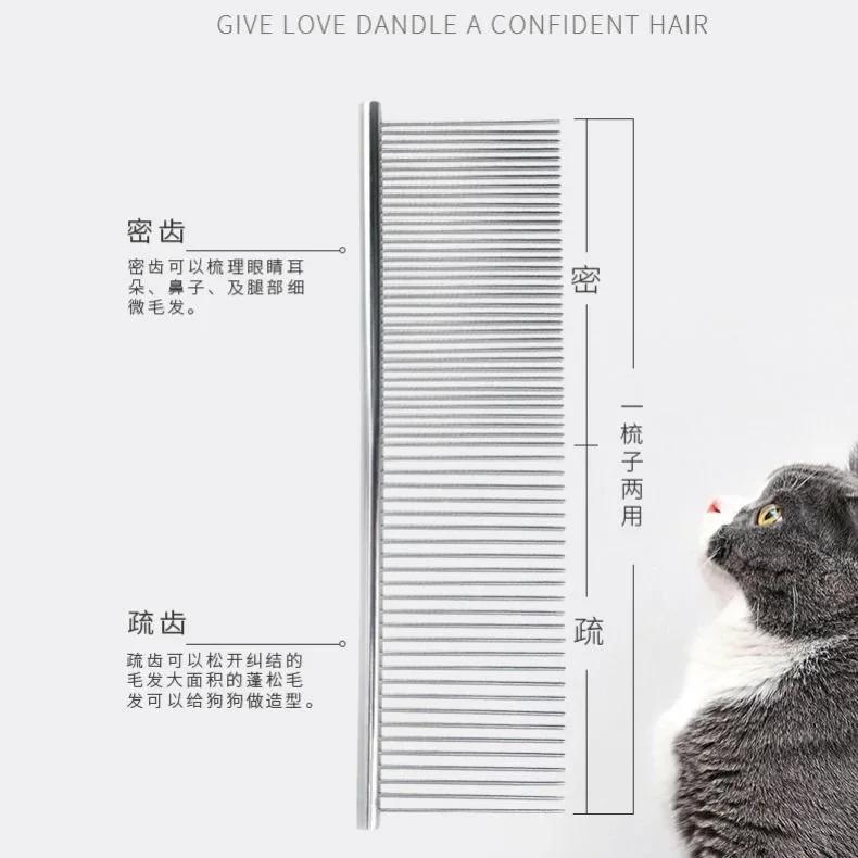 Pet Hair Removal Comb Anti-knot Removal Floating Hair Cleaning and Grooming Tool For Pets