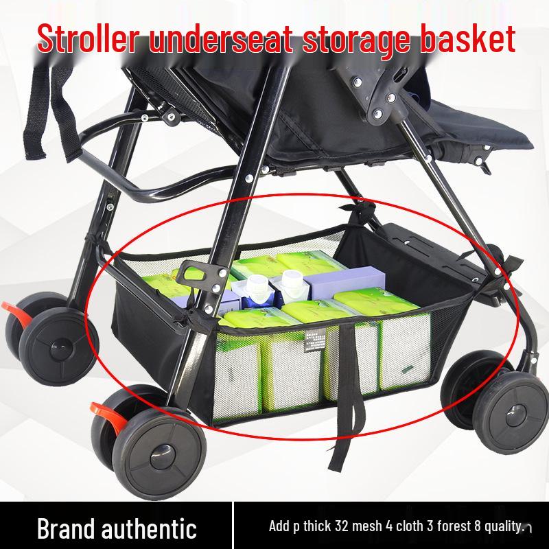Universal Stroller Storage Basket for Umbrella Strollers and Pushchairs