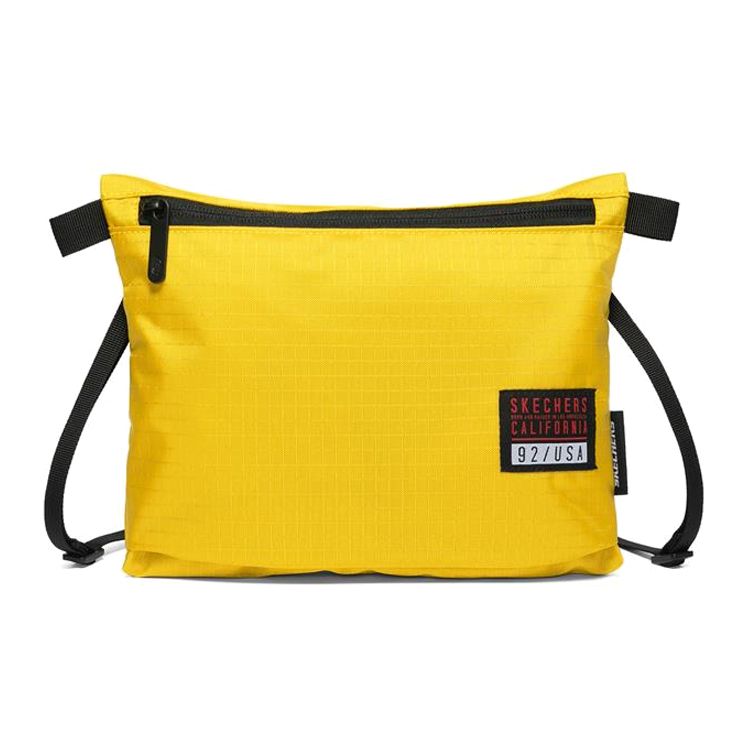 Skechers Logo Print Fabric Crossbody Shoulder Bag Unisex bags Zinc-Yellow L419U034-003E Zinc Yellow