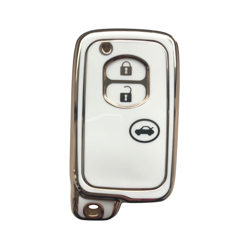 Kinotaka TPU Smart Key Cover for Toyota Cars 3 Buttons Key Case Special Design