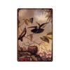 Mfoever Tin Sign Bird Flower Variety Sign Metal Sign Vintage Tin Sign Bar Vintage Wall Decor Bar Club Man Cave Metal Poster