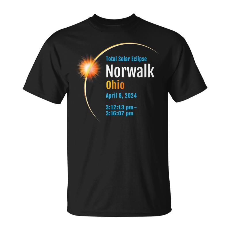 Norwalk Ohio Oh Total Solar Eclipse 2024 1 T-Shirt