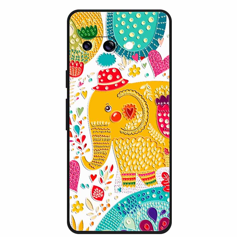 For Google Pixel 10a Case 3D Relief Flower Emboss Soft Silicone Funda Google Pixel 10a 5G 3D Cartoon Shell Pixel10a 3D Relief