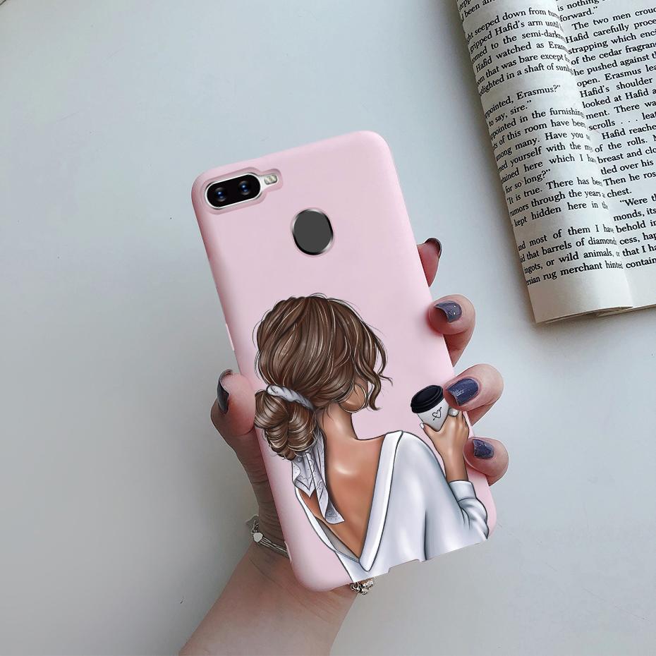 Case For OPPO A5S Back Cover Soft Candy Silicone Pretty Girls Phone Case For OPPO A5S AX5S A7 2018 AX7 A7N A12 Cover Coque Funda