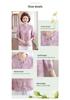Round Neck Imitation Silk Summer Shirt for Middle-Aged and Elderly Women