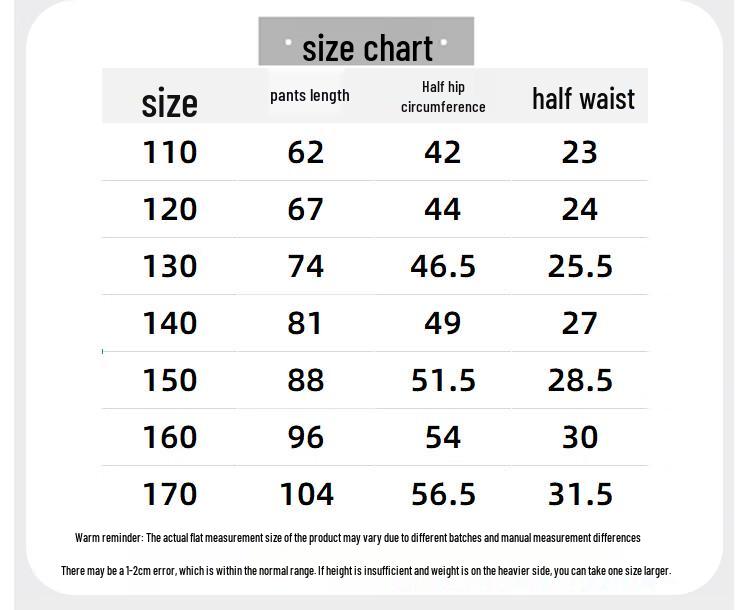 Boys' Thin Casual Cargo Pants