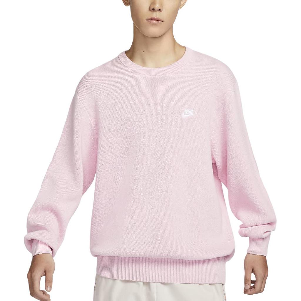 New Nike Club Sweatshirt Men's Foam Pink FQ2913-663