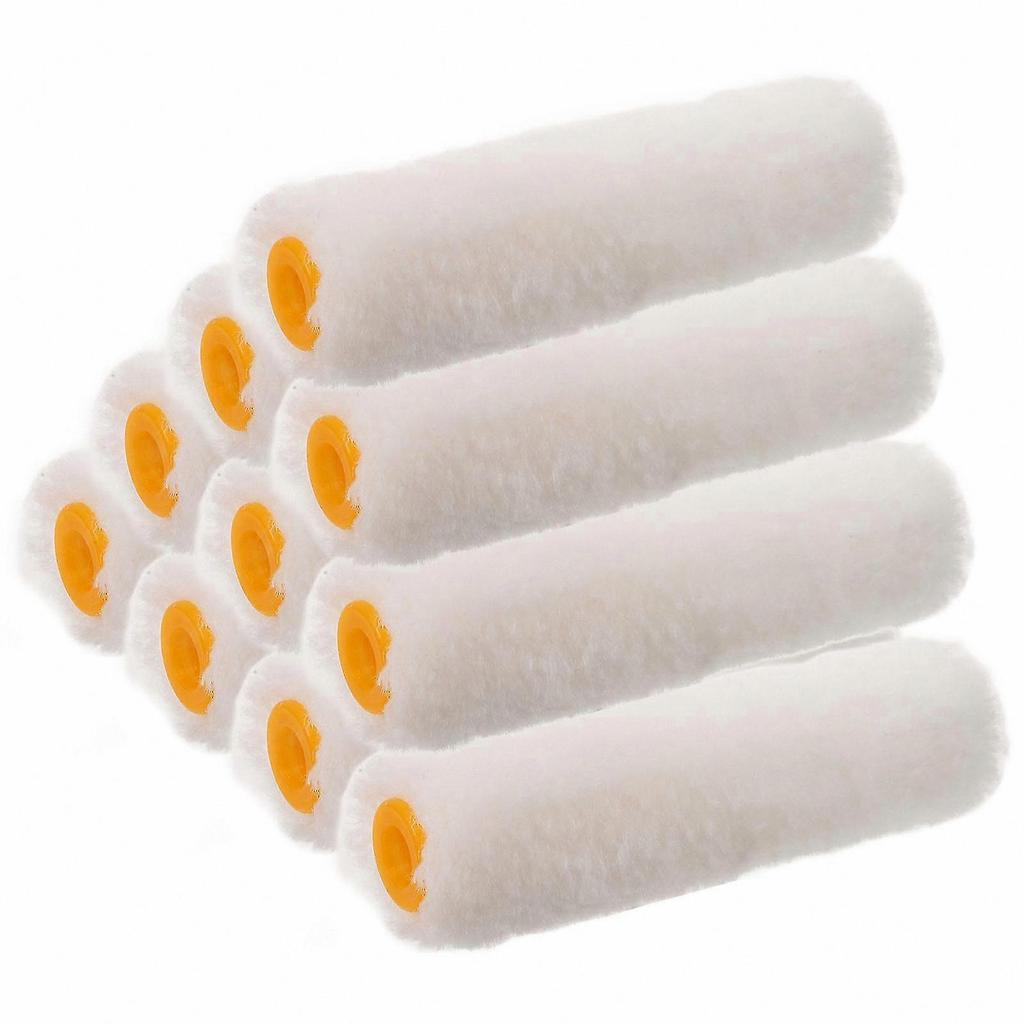 10Pcs Wall Paint Roller Set, Cotton Roller Sleeves for House Painting