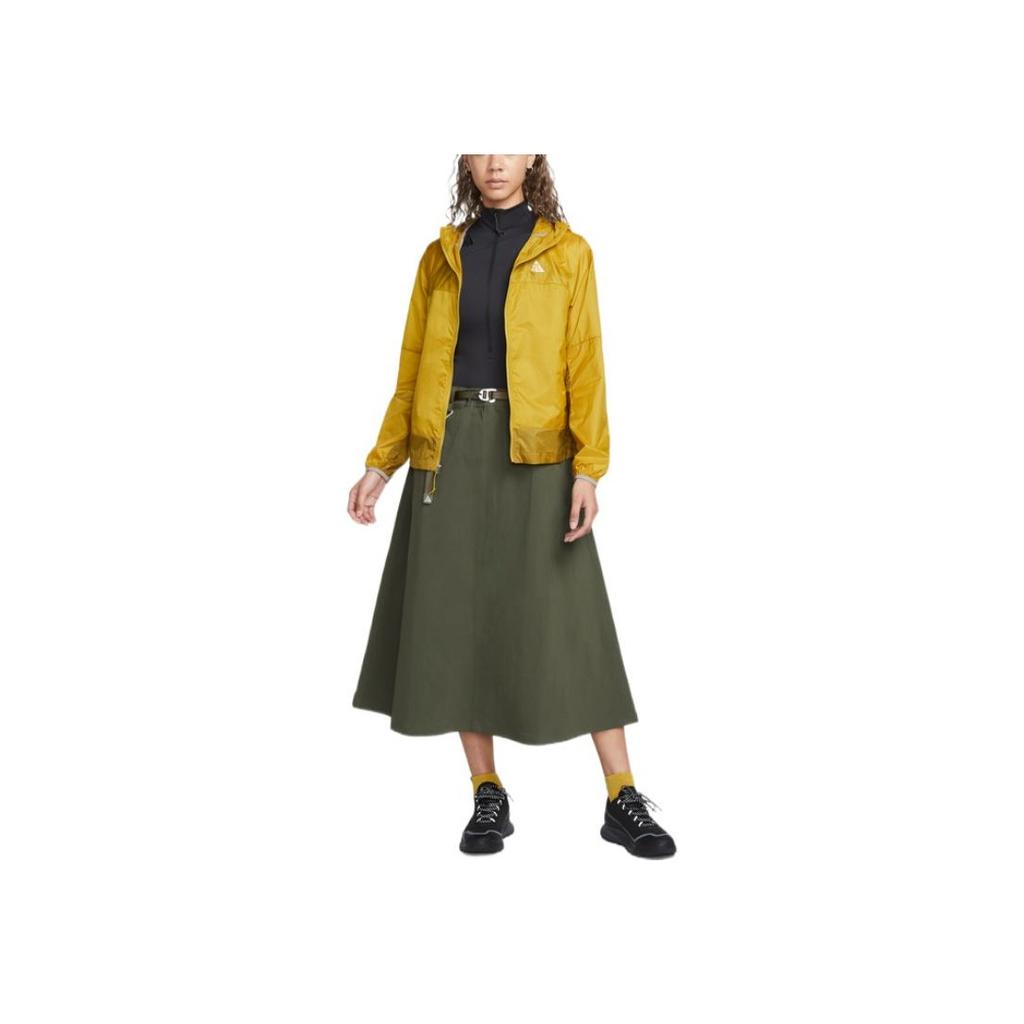 Nike ACG High Waist Breathable A-Line Skirt Women Bottoms Green DN5488-325