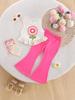 Girls' Lollipop Sleeveless Top & Flared Pants Two-Piece Set - Cute Casual Fashion (2026)