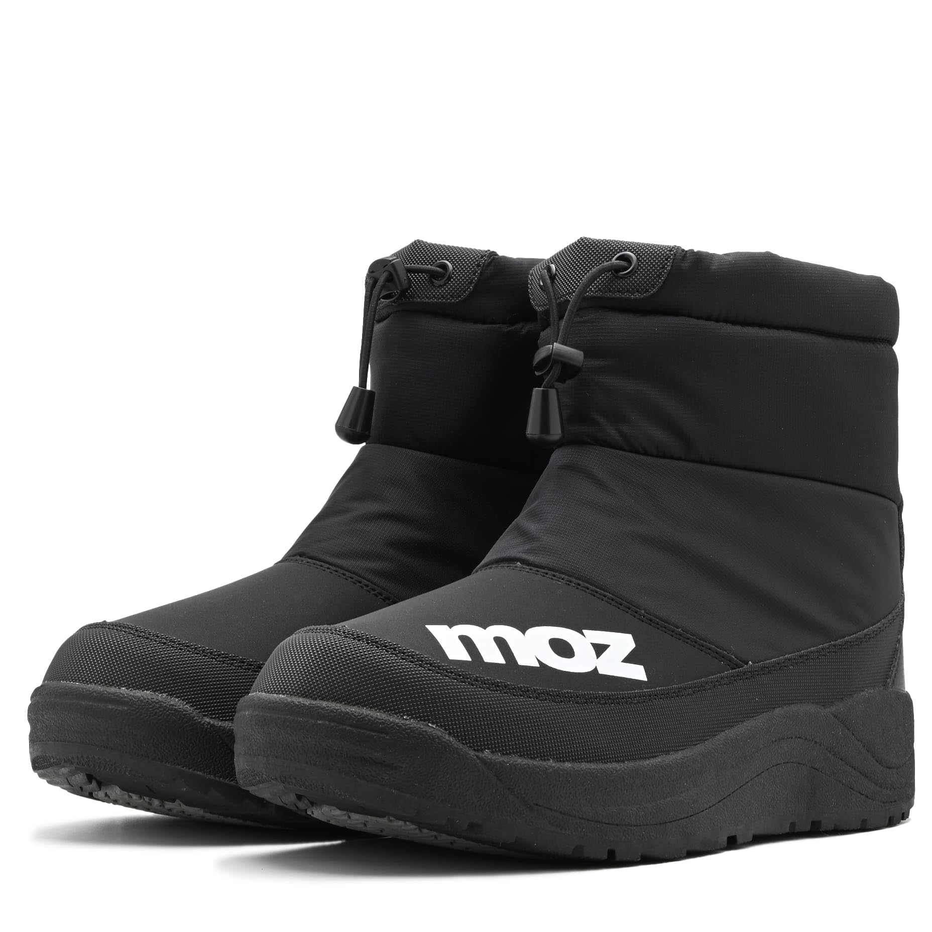 

moz Зимние короткие сноубутсы для мужчин 5682 Черный XXL (LLL 28,3 см) чёрный