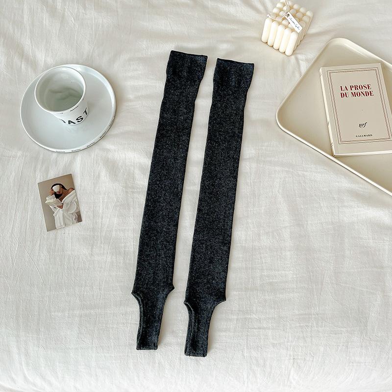 1 Pairs Woman Elegant Leg Warmer Trends Calf New Women Stockings Fashion Solid Color Thin Breathable Simple Long Knee High Socks