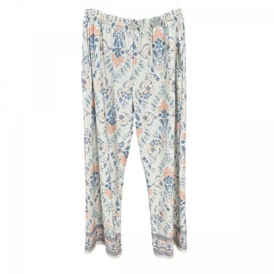 Comfortable Women S pantS With luxuriouS Border Print vepS125w