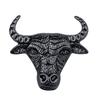 1Pc Retro Bull Head Brooch Alloy Animal Lapel Pins Badge Suit Shirt Badge Brooches For Men Jewelry Accessories