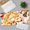 New Kawaii Mouse Pad Gamer PC Computer Cute Genshin Impact Klee Alice Desk Mat Keyboard Anime Gaming Accessories Mousepad Carpet