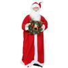 Santa Claus Figurine, Standing Santa Claus, Voice Control, Festive Music, Bendable Arms, 110 Cm, Red