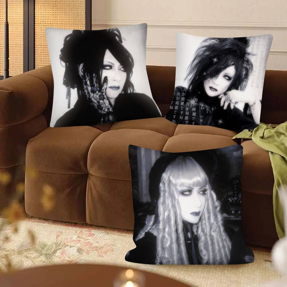 1Pc N-Mana M-Malice Gothic Mizer Pillow Case Fashion Square Pillowcase Bedroom Sofa Room Ins Decoration Leisure