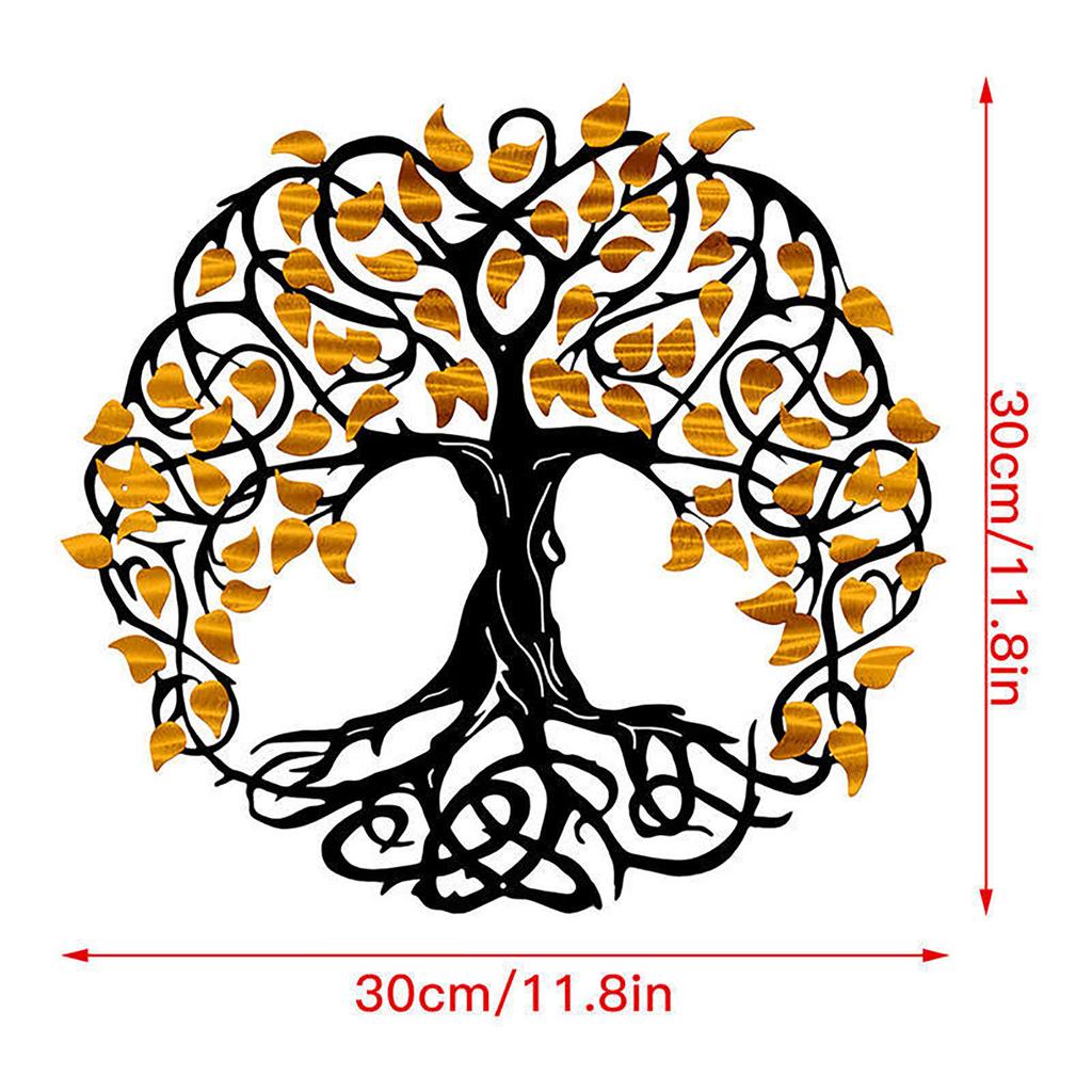 Tree Of Life Wall Art Metal Tree Of Life Wall Decor 11.02in Tree Of Life & Birds Metal Wall Plaque Metal Tree Pendant Decor