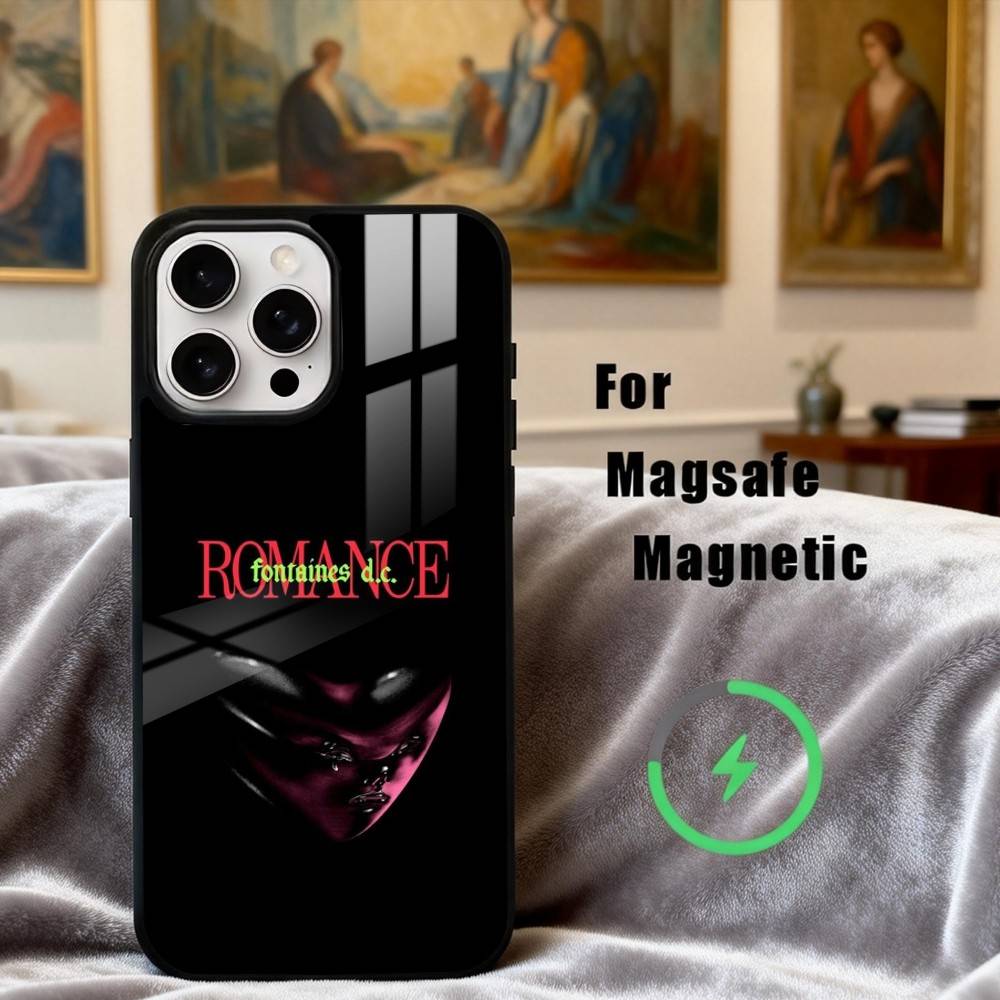 F-Fontaines D-DC R-Romance Phone Case For iPhone17,16,15,14,13,12,11 Plus,Pro Max Magnetic For Magsafe Wireless Charging