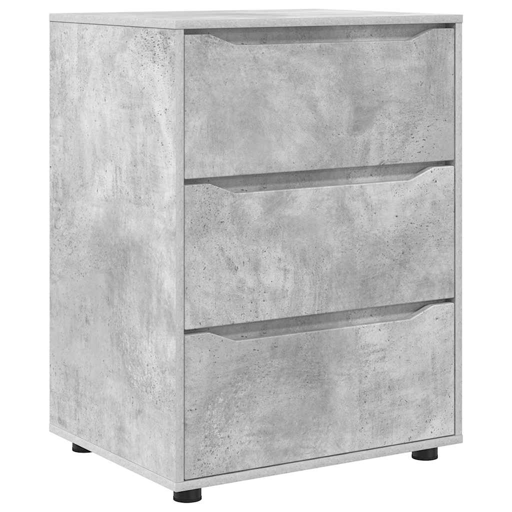 Storage Cabinet Concrete Grey 60 x 48 x 81 cm Engineered Wood