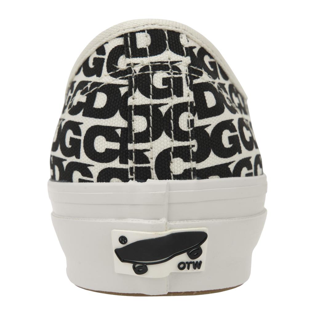 Comme Des Garçons x Vans Authentic 44 Všestranné Pohodlné Odolné Nízké Skate Boty Unisex Tenisky Černá Bílá VN000EEUUY6