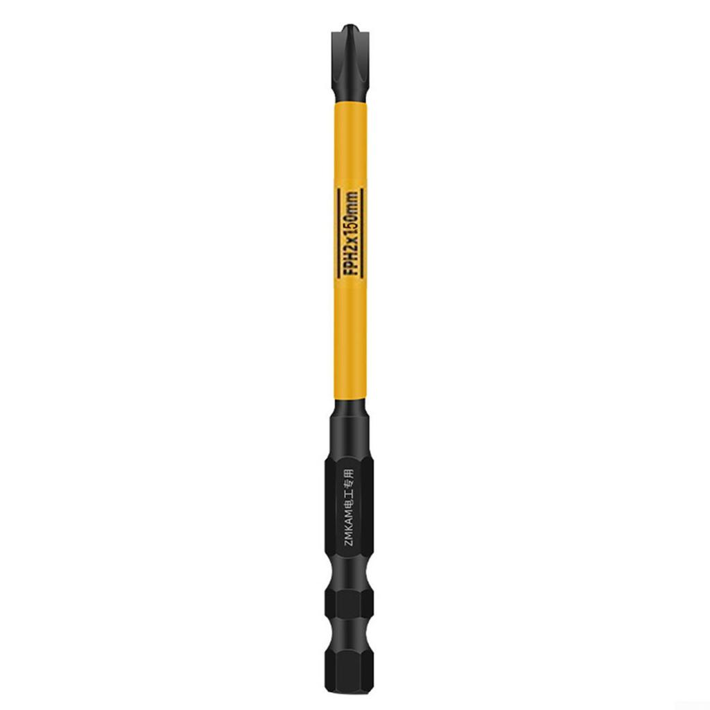 Screwdriver Bit 6.35mm Shank Black&yellow For Electric Drills