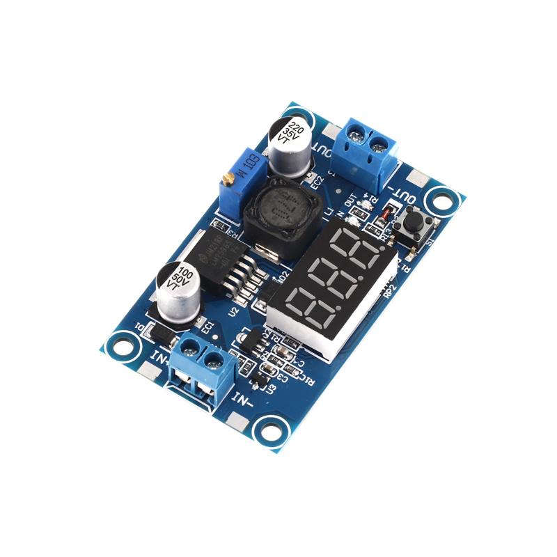 Lm2596 Dc Dc Adjustable Step Down Converter Voltage Regulator Led Display Voltmeter Buck Adapter Adjustable Power Supply Module