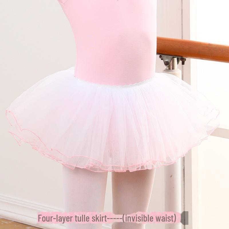 New Children's Tutu Skirt: Ballet Dance Mesh Tutu for Performances & Princess Dress-Up