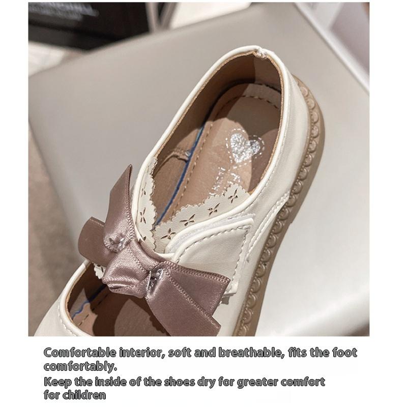 New Spring and Autumn Girls Simple Fashion Dance Performance Soft Sole Comfortable Leather Shoes