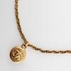 CHANEL COCO Mark Necklace vintage Plated Gold 36.4g Women Used