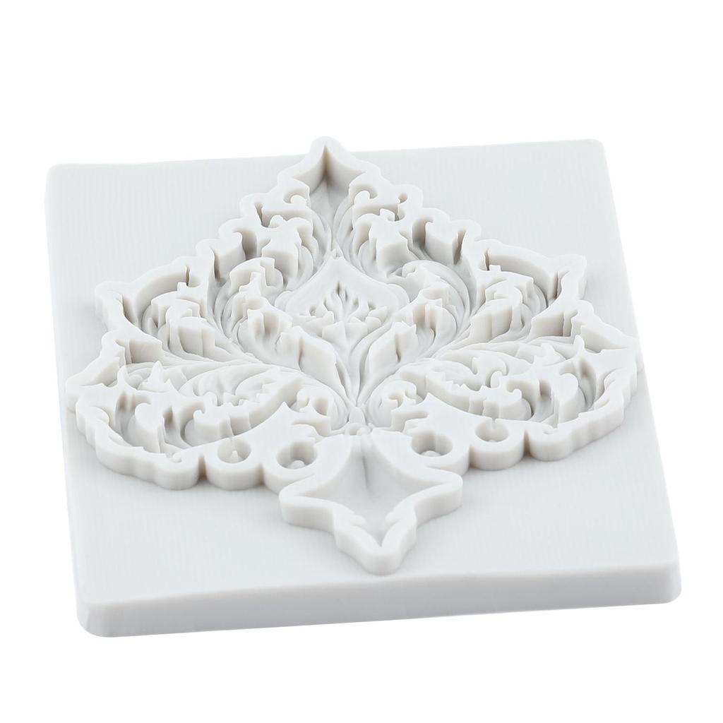 Barockstil Silikonform Relief Blume Fondantformen Kuchen Dekorationswerkzeuge Themenkuchen Dessert Dekoriert Schokoladenbonbonform